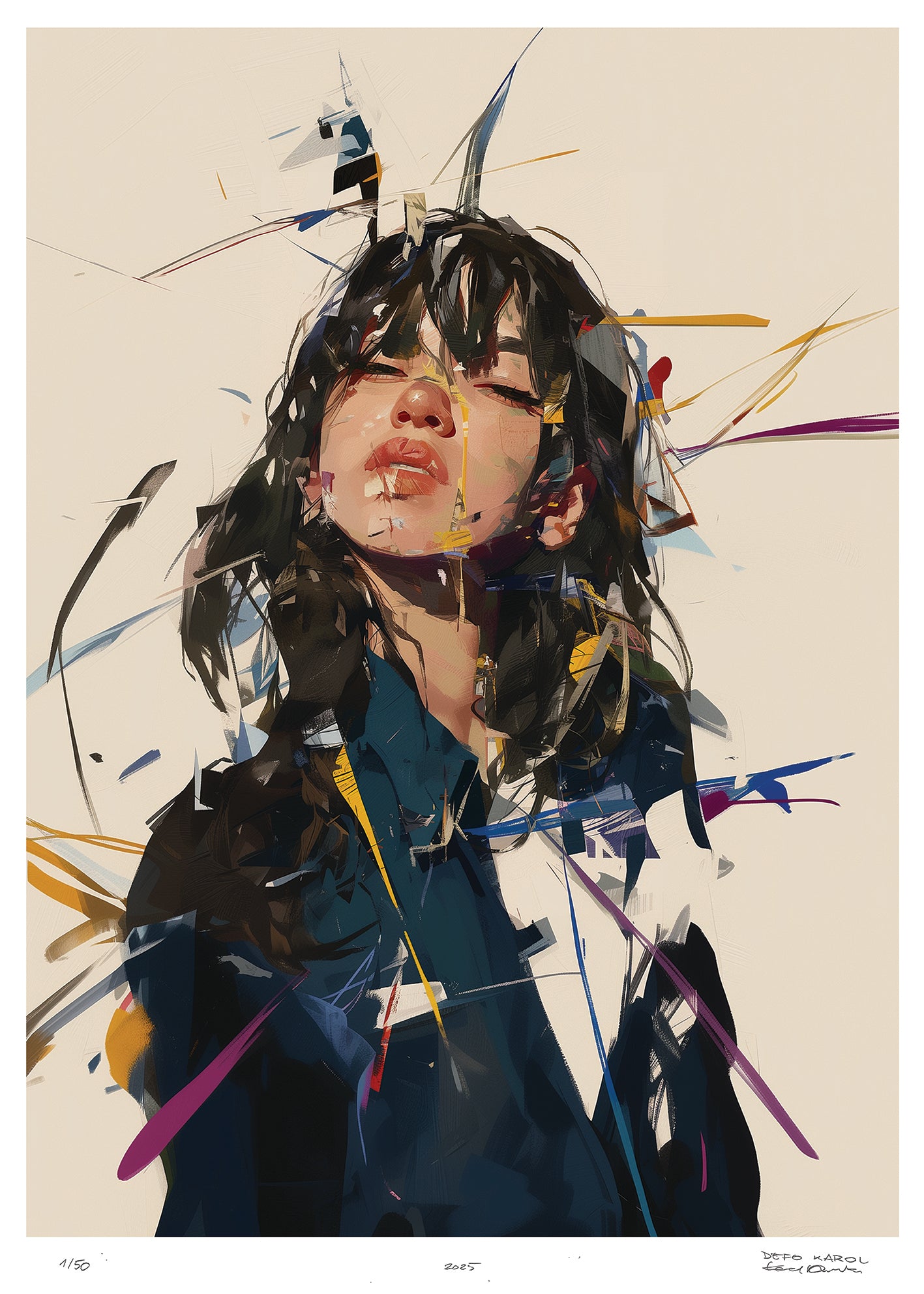 NERIDA | 70 × 50cm (27.83 × 19.69 in)